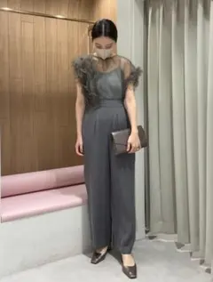 ラグナムーン チュールドッキングコンビネゾン M オケージョン パンツドレス