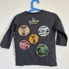 PEANUTS キャラクター7分袖Tシャツ　90