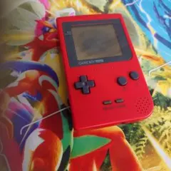 ジャンク。ニンテンドーゲームボーイ ポケット 赤