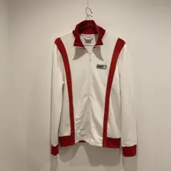 PUMA ハイネック トラックジャケット　ジャージ プーマ ホワイトレッド　古着