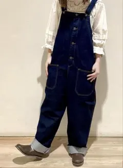 サマンサモスモスデニムオーバーサロペット