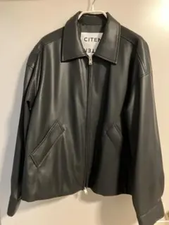 ＜CITEN＞エッセンシャルレザーライクジャケット