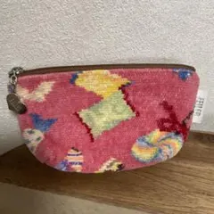 FEILER フェイラー ポーチ ピンク キャンディ柄