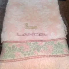 LANCEL フェイスタオル ピンク 花柄 綿100% 日本製のサムネイル
