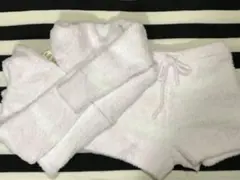 ジェラートピケ　長袖パーカーショートパンツセット　もこもこルームウェア　パジャマ