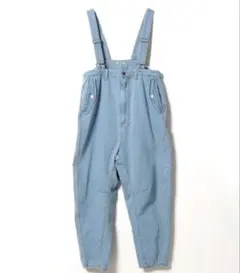 NIKO AND... ニコアンド サスペンダーデニムパンツ M サロペット