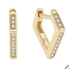 ピアス メンズ 三角形 シルバー 925 刻印有 BTS 韓国 お洒落 リング