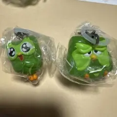 duolingo デュオリンゴ　めじるしアクセサリー ガチャ　2種