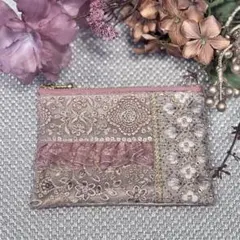 インド刺繍リボン　マルチケース