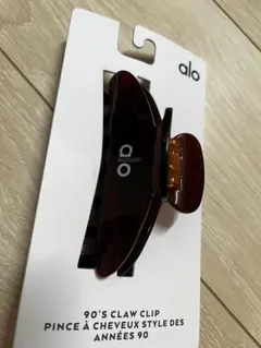 alo yoga ヘアクリップ　ブラウン