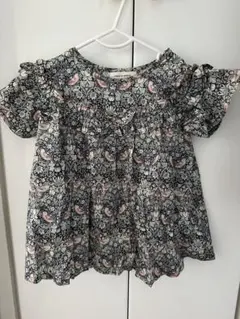 【超美品】センスオブワンダー　半袖ブラウス　リバティ柄
