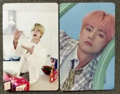V テヒョン　テテ　BTS 2枚セット　トレカ　カード　防弾少年団