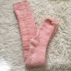 ふわふわ　靴下　ハイソックス