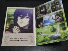 進撃の巨人 エレン ミカサ メモリアルカード