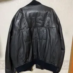 美品　KANSAI MAN スタジャン　レザー 切替　刺繍　ブラック 2025年最新】山本寛斎スタジャンの人気アイテム - メルカリ