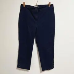 TALBOTS カジュアルパンツ 無地 ネイビー