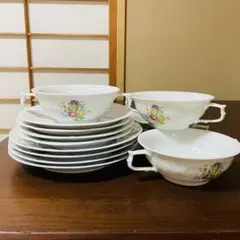 ローゼンタール クラシックローズ トリオ4客セット 12点 スープカップのサムネイル