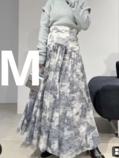 スカート　レディース　フレアスカート　春　リリーブラウン　M