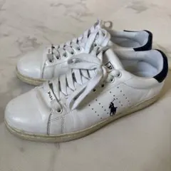 Polo ホワイトレザー スニーカーのサムネイル