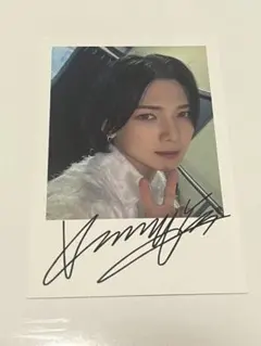 ATEEZ ヨサン KCON サイン入りフォトカード トレカ アチズ