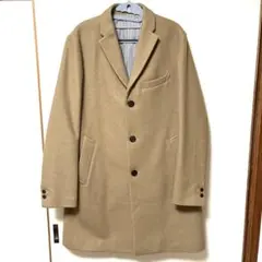 【極美品】BEAMS チェスターコート キャメル JAPANESE FABRIC