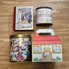 ディズニー 空き缶 4ケ まとめ売り