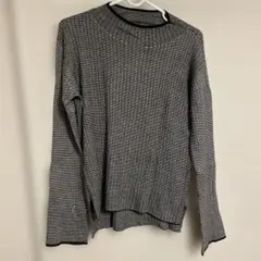 LAKOLE ストライプ柄 長袖セーターカットソー