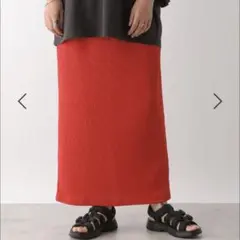 【LEPSIM】ロングスカート レッドのサムネイル