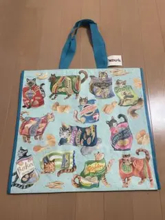 TJ-Maxx 猫 ポテトチップス柄 エコバッグ トートバッグ　大容量　かわいい