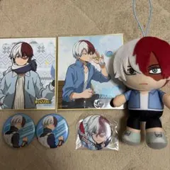 轟焦凍 ぬいぐるみ バッジセット