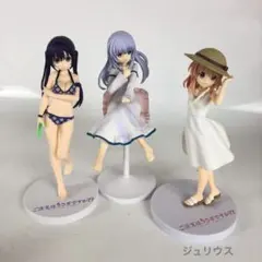 美少女フィギュア3体セット ごちうさ シャロ 千夜 Angel Beats!