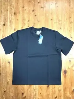 アディダス トレフォイル 黒Tシャツ 2XO 新品 ワッフル調 ビッグサイズ