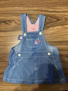 デニムオーバーオール 100%コットン