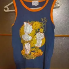 ドラゴンボール タンクトップ ネイビー　130 孫悟空　孫悟天　トランクス