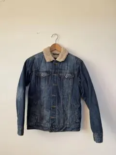 GAP kids ボア襟付きデニムジャケット