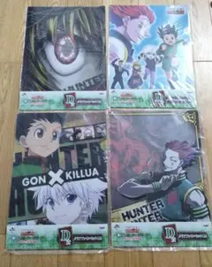 新品未開封品 ハンター×ハンター クリアファイルセット 一番くじ 緋色の追憶編