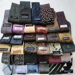❤︎ネクタイ 多彩なデザイン34本セット