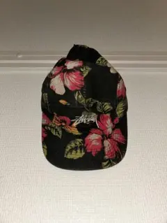 Stussy フラワーパターン キャップ