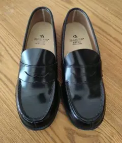 新品同様 HARUTA ハルタ ローファー 本革日本製 ハルタ 黒 22　3E