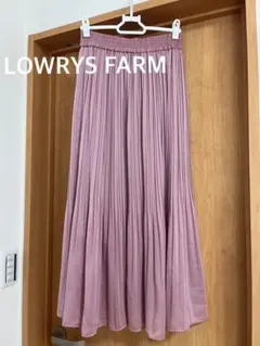 ローリーズファーム　プリーツスカート　ピンク