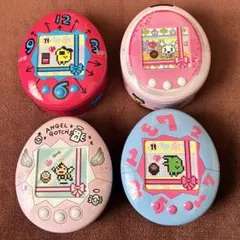 【匿名配送】たまごっち チョコ缶 4種 コンプリート セット まとめ売り