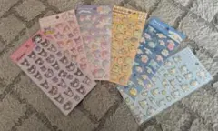 在庫ラスト【6種類】サンリオ　ぷくっとシール　立体シール　ぷっくりシール