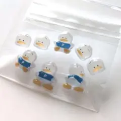 【82】ボンボンドロップシールミニ正規品はぴだんぶい　あひるのペックルのみ8個