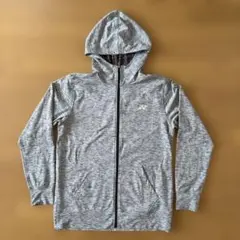 【美品】 ヨネックス パーカー　ウォームアップウェア グレー　Lサイズ