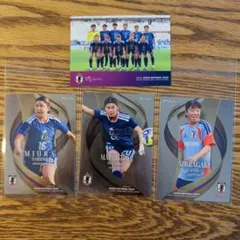EPOCH 2025-26 女子サッカー なでしこジャパン パラレルカード　３枚