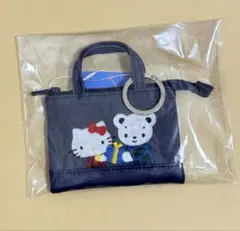 新品未開封 ファミリア familiar ハローキティ ミニデニムバッグ