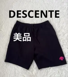 美品　デサント　ハーフパンツ　黒　ブラック　M 270