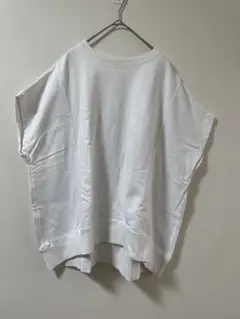 ローリーズファーム 綿100% フレンチスリーブ スウェット プルオーバー F