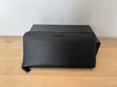 PRADA ブラック レザー 長財布(箱付き、正規品)