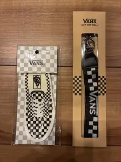 VANS チェック柄キーホルダー・ラゲージタグセット ノベルティのサムネイル